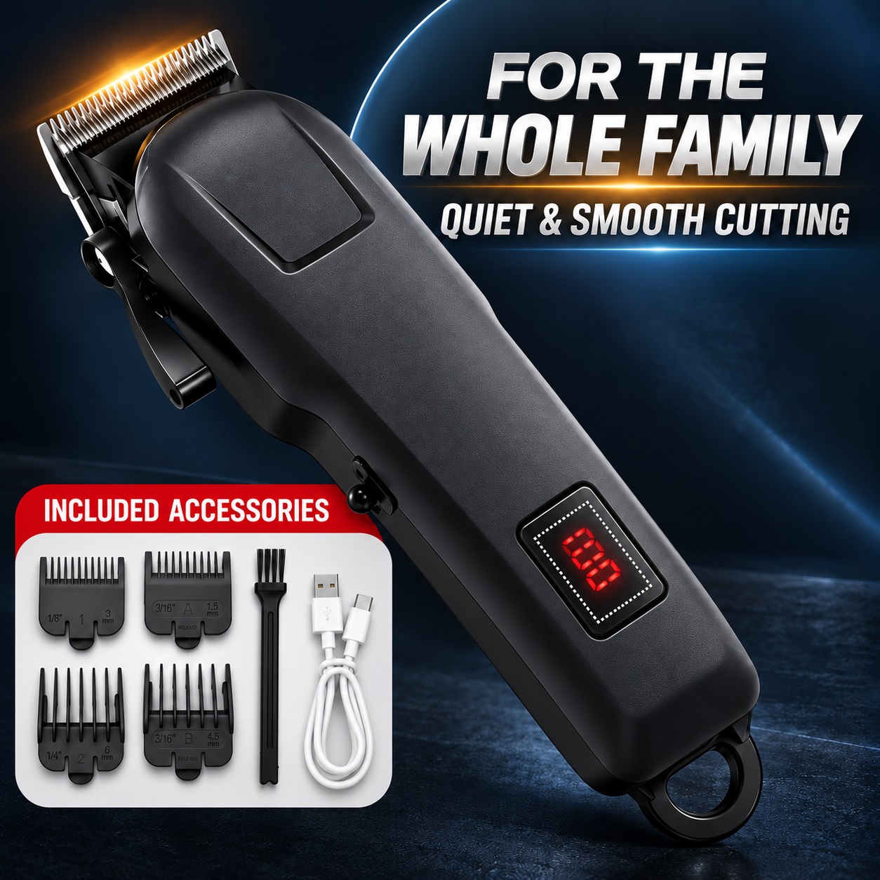 Electric Hair Clipper and Shav - огляд і ціна Grooming Kit