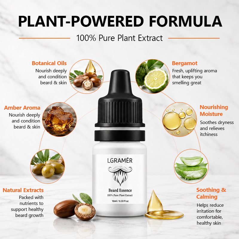 Men's Beard Growth Serum Nouri - огляд і ціна Beard Oil
