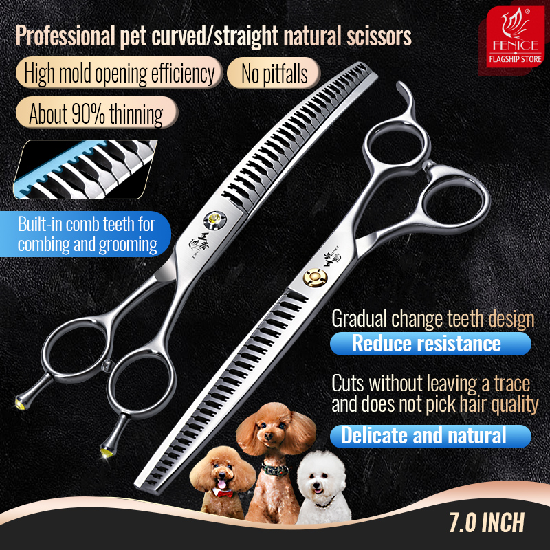 Fenice 7 inch VG10 Professiona - огляд і ціна Grooming Scissors