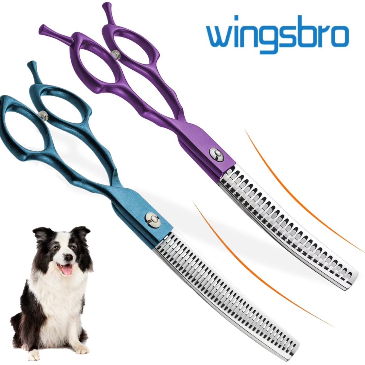 7inch Curved Chunkers Shears S - огляд і ціна Grooming Scissors